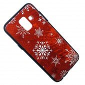 Чехол Silicone Christmas Case для Samsung J610 (J6 Plus) Snowflake Чехол Silicone Christmas Case для Samsung J610 (J6 Plus) Snowflake