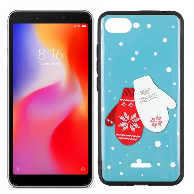 Чехол Silicone Christmas Case для Xiaomi Redmi 6a Glove