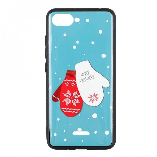 Чехол Silicone Christmas Case для Xiaomi Redmi 6a Glove-1