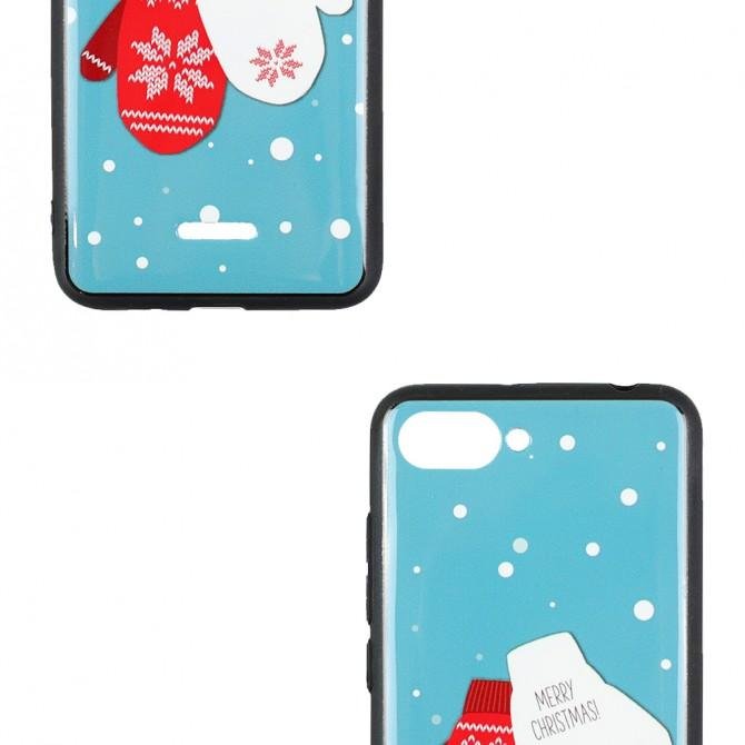 Чехол Silicone Christmas Case для Xiaomi Redmi 6a Glove-2