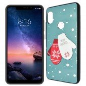 Чохол Silicone Christmas Case для Xiaomi Redmi Note 6 Pro Glove Чохол Silicone Christmas Case для Xiaomi Redmi Note 6 Pro Glove