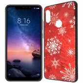 Чохол Silicone Christmas Case для Xiaomi Redmi Note 6 Pro Сніжинка Чохол Silicone Christmas Case для Xiaomi Redmi Note 6 Pro Сніжинка