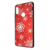 Чохол Silicone Christmas Case для Xiaomi Redmi Note 6 Pro Сніжинка Чохол Silicone Christmas Case для Xiaomi Redmi Note 6 Pro Сніжинка