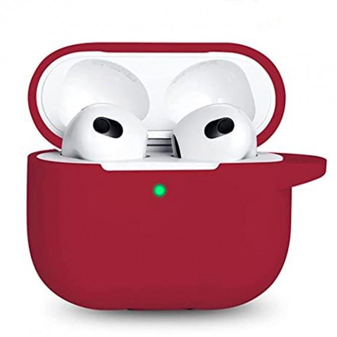 Чохол U-Like Silicone Protective Case For Airpods Burgundy