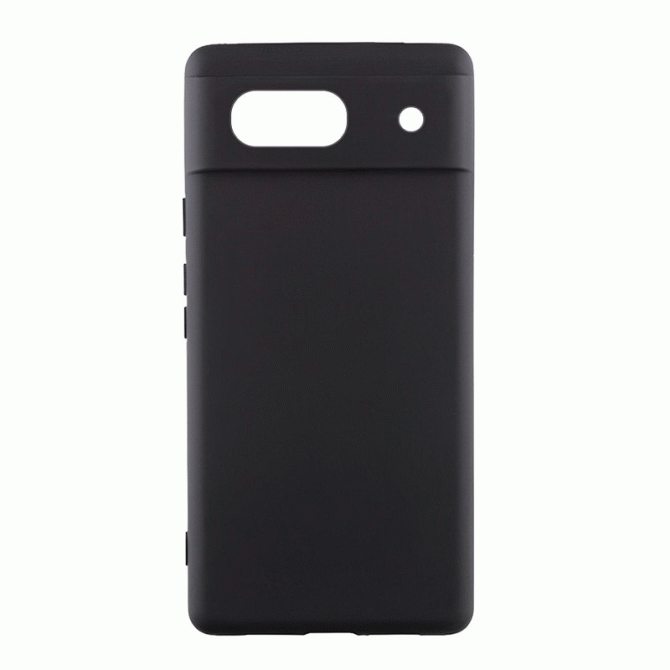 Чехол Silicone Case Google Pixel 7a Черный FULL