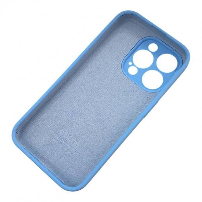 Силиконовый чехол для iPhone 14 Pro Max Cornflower FULL-3