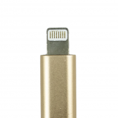 Адаптер MicroUSB to Lightning Gold