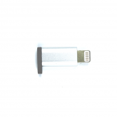 Адаптер MicroUSB to Lightning Silver Адаптер MicroUSB to Lightning Silver