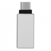 Адаптер OTG Type-C Срібло