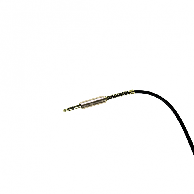 Кабель AUDIO AUX Чорний (Прямий)-2