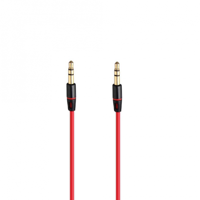 Кабель AUDIO AUX Червоний (Прямий)