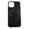 Чtхол-накладка Diamond with stand back для iPhone 14 Black