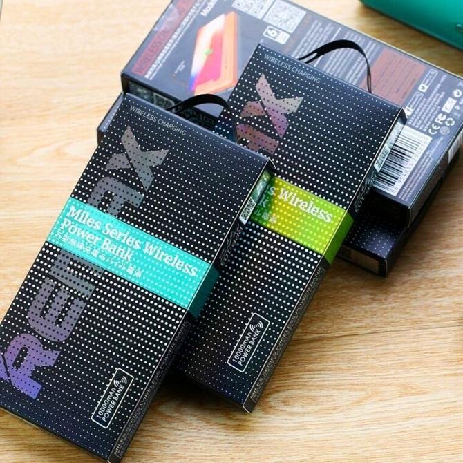 Повербанк Remax (OR) RPP-103 Miles 10000mAh Чорний (Wireless)-2