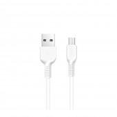 Кабель Hoco X13 Easy Charged MicroUSB Белый 1m