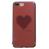 Чехол U-Like Picture series для iPhone 7/8 Plus Heart Pink