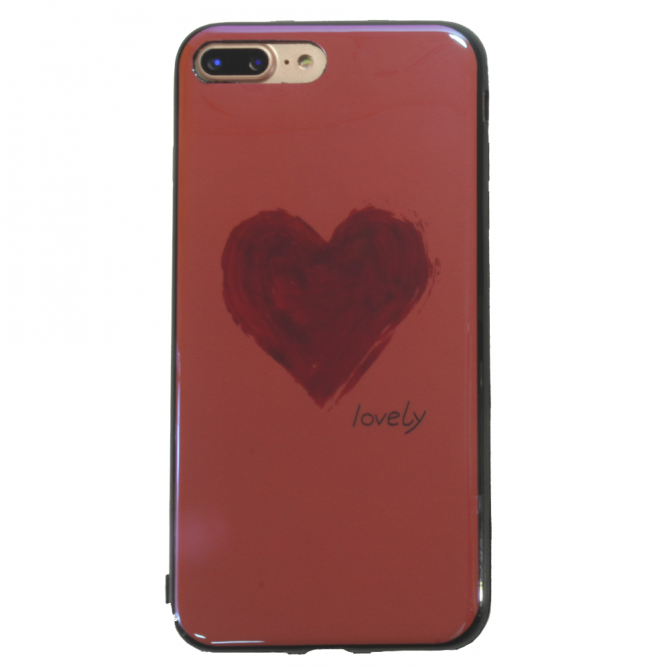 Чехол U-Like Picture series для iPhone 7/8 Plus Heart Pink-1