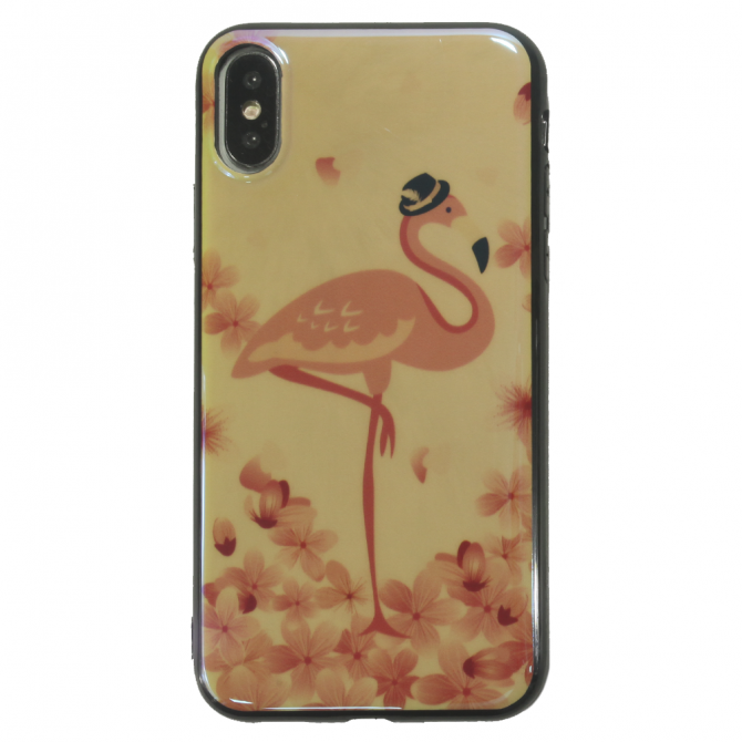 Чохол U-Like Picture series для iPhone X Фламінго-1