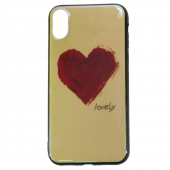 Чохол U-Like Picture series для iPhone X Серце/Синій