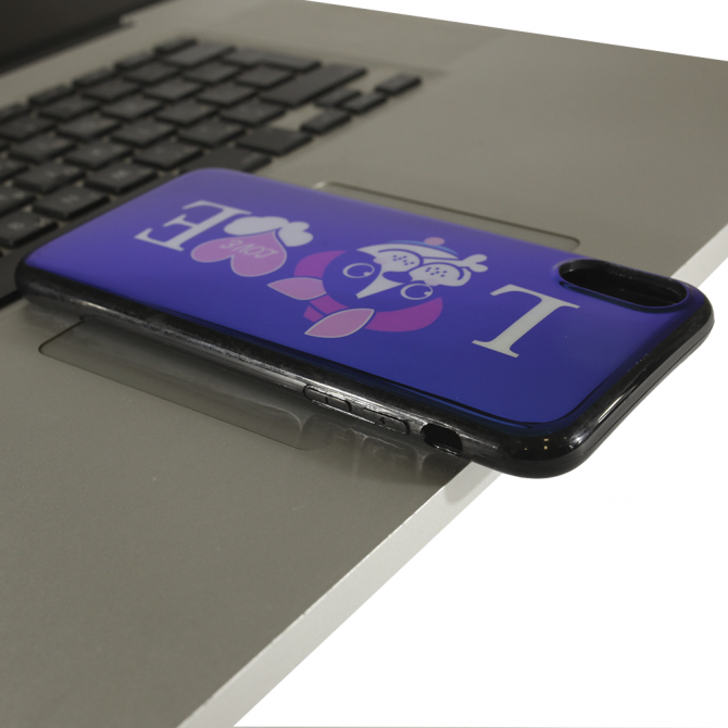 Чехол U-Like Picture series для iPhone X Love Black-3