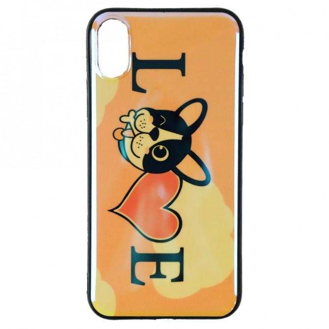 Чехол U-Like Picture series для iPhone X Love Pink-1