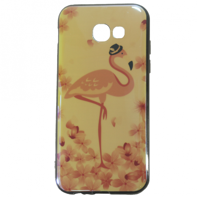 Чехол U-Like Picture series для Samsung A320 (A3 2017) Flamingo-1