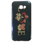 Чохол U-Like Picture series для Samsung A320 (A3 2017) Love Black