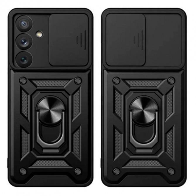 Чехол HONOR Hard Defence Series Samsung Galaxy S24 FE Black (with Camshield and magnet)-1