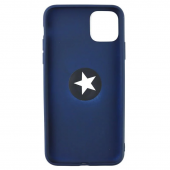 Чехол Ring Color для iPhone 11 Темно Синій
