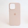 Оригинальный силиконовый чехол для iPhone 15 Pink Sand FULL