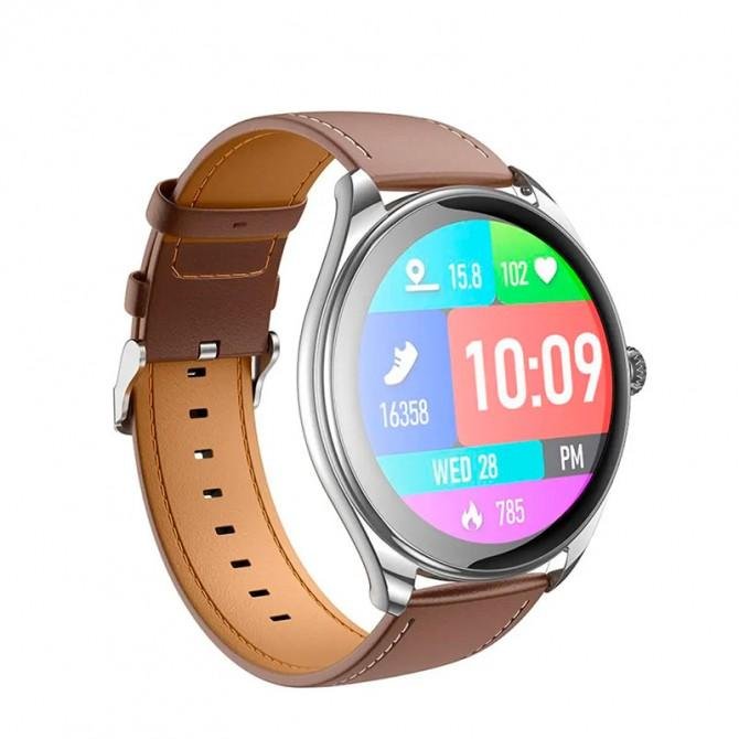 Смарт годинник Hoco Y22 AMOLED Smart sport (call version) Silver