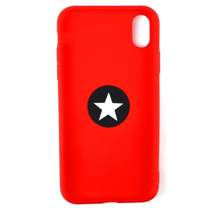 Чехол Ring Color для iPhone Xr Красный-2