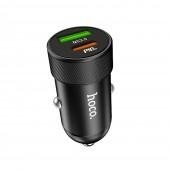 Автомобільний зарядний пристрій Hoco Z32B Black