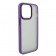 Чохол TPU+PC Metal Buttons для Apple iPhone 13 Pro (6.1") Темно Фіолетовий