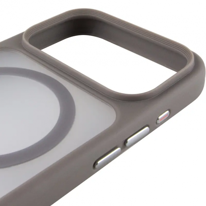 Чохол Matt Magnetic Fit для iPhone 17 Pro Сірий-3