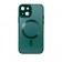 Чехол TPU+Glass Sapphire Midnight with MagSafe для Apple iPhone 15 (6.1") Темно Зеленый