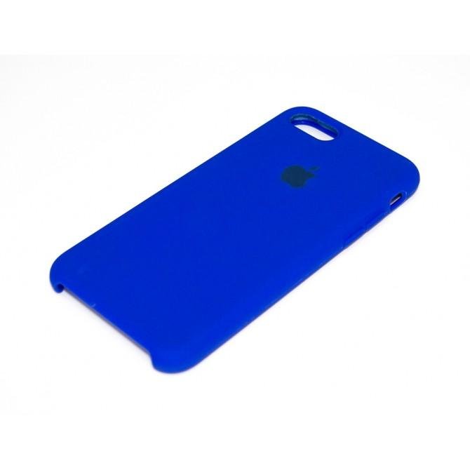 Оригинальный силиконовый чехол для iPhone 7/8 Джинсовый Синий-1
