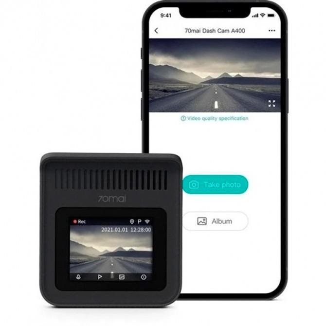 Xiaomi (OR) 70 Mai Dash Cam A400 Black+Rear Cam RC09 Set (Midrive A400+RC09) (UA)-3