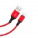 USB Cable XO NB143 Braided Lightning 1.5A/2m Red