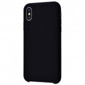 Оригинальный силиконовый чехол для iPhone X/Xs Черный FULL (без лого) Оригинальный силиконовый чехол для iPhone X/Xs Черный FULL (без лого)