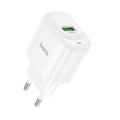 Сетевое зарядное устройство 1USB Hoco C140A Smart QC3.0 White