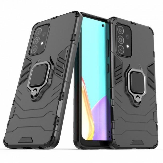 Чехол HONOR Hard Defence Series для Samsung A7525 Galaxy A72 Black (с держателем)-3