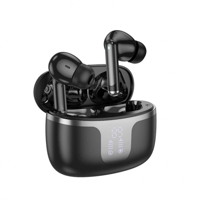 Наушники Stereo Bluetooth Headset Hoco EQ10 Plus ANC+ENC TWS Black-1