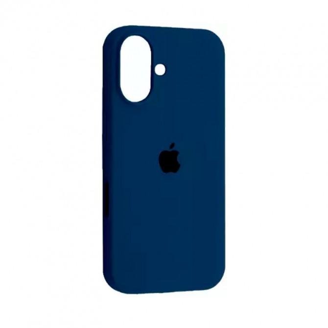 Силіконовий чохол для iPhone 16 Plus Deep Navy FULL