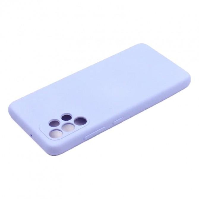 Чохол-накладка силіконовий для Samsung A325 Galaxy A32 фіолетовий-3