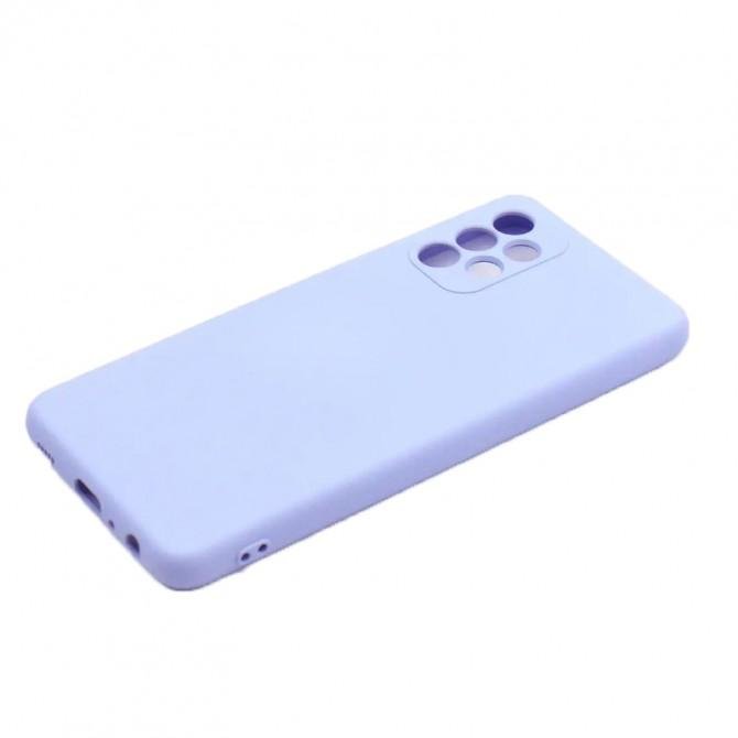 Чохол-накладка силіконовий для Samsung A325 Galaxy A32 фіолетовий-4
