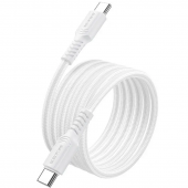 Кабель Borofone BX116 Certain Type-C to Type-C 60W 1m White