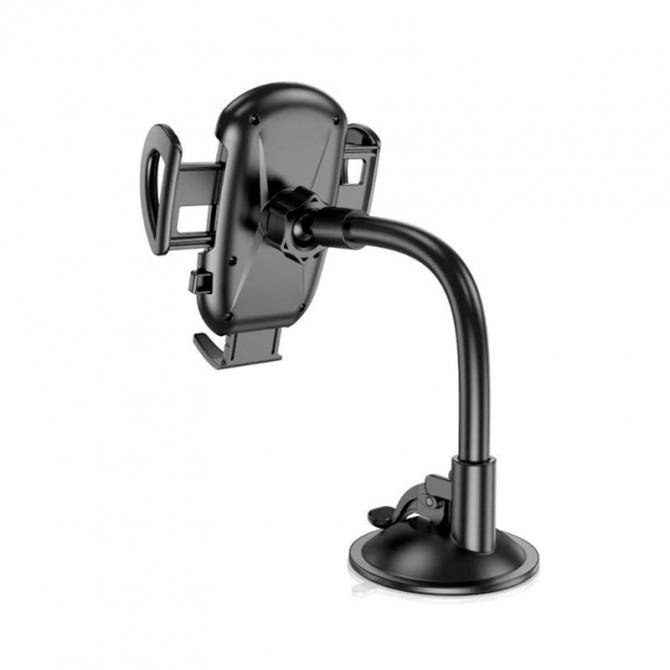 Холдер Hoco H10 General car holder (windshield) Black-1