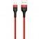 USB Cable Jellico A4 MicroUSB 1m 3A Red