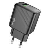 Мережевий зарядний пристрій1USB Hoco CS21A Rich QC3.0 Black Мережевий зарядний пристрій1USB Hoco CS21A Rich QC3.0 Black