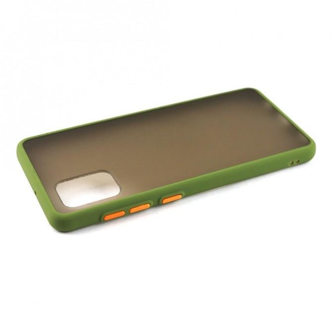 Чехол MATT CASE для Samsung A51 Galaxy A515 Dark Green-3